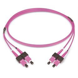 Dätwyler Cables 431141 cavo a fibre ottiche 1 m SCD OM4 Viola