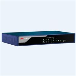 Hikvision Digital Technology DS-3E0108P-E switch di rete Non gestito Fast Ethernet (10/100) Nero, Blu Supporto Power over Ethernet (PoE)